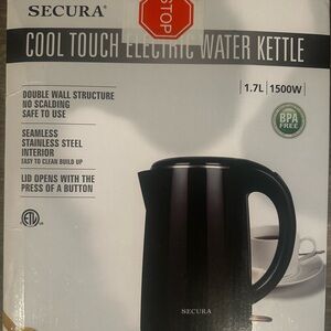 Secura Black Electric Water Kettle